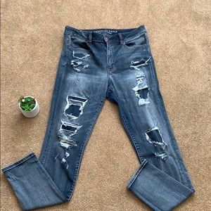 American Eagle Distressed Jeggings